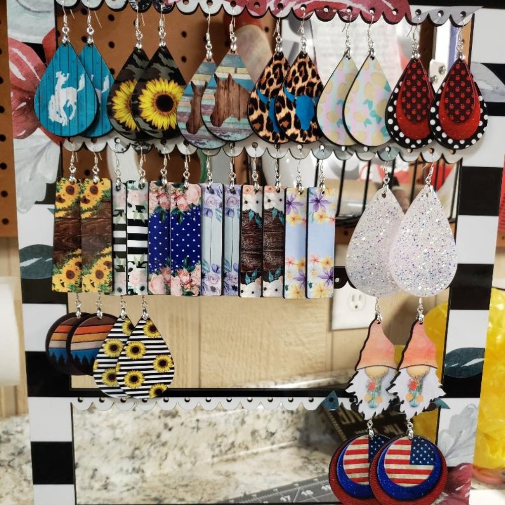 Earrings, Door Hangers, Baby germ , cell phone hol